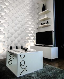 Panele 3D dekoracje ścienne Rain Drop Loft Design System