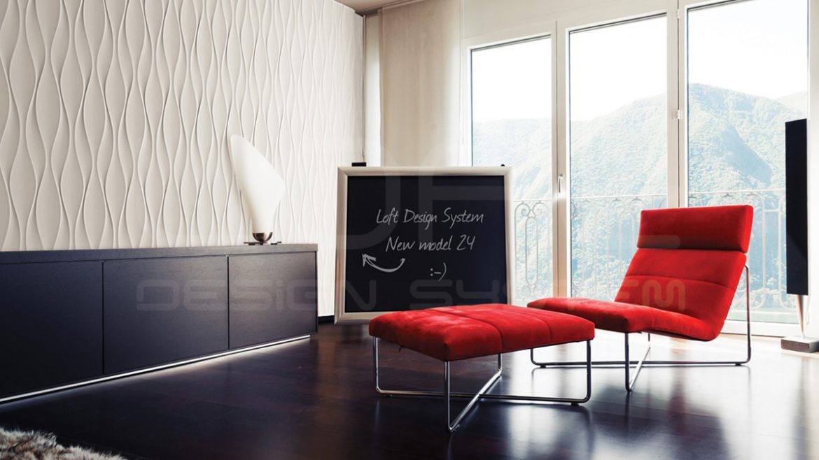 Panele 3D dekoracje ścienne Flow Loft Design System