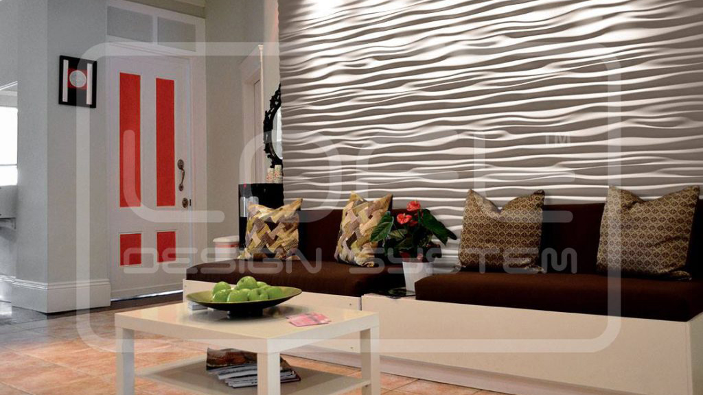 Panele 3D dekoracje ścienne Ripples fala Loft Design System