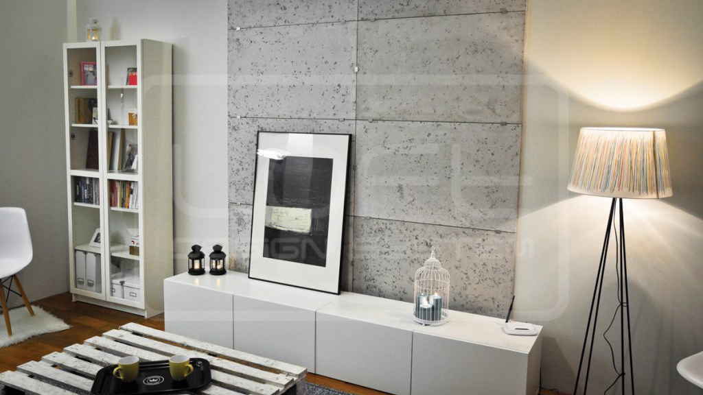 Loft Concrete panel dekoracyjny Dove grey beton