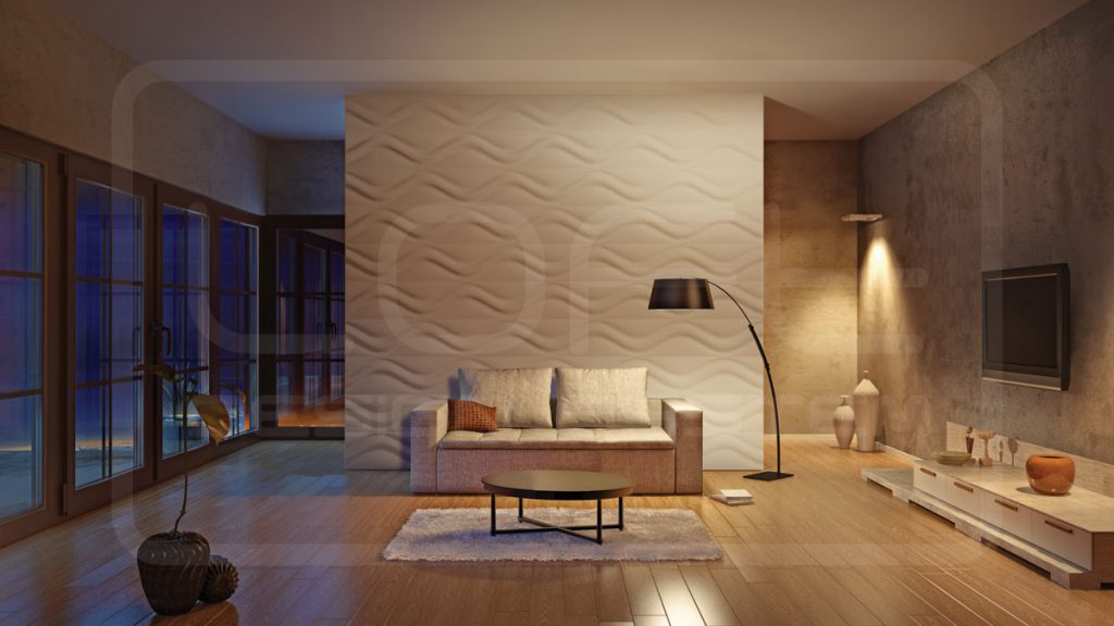 Panele 3D dekoracje ścienne Hourglass Loft Design System
