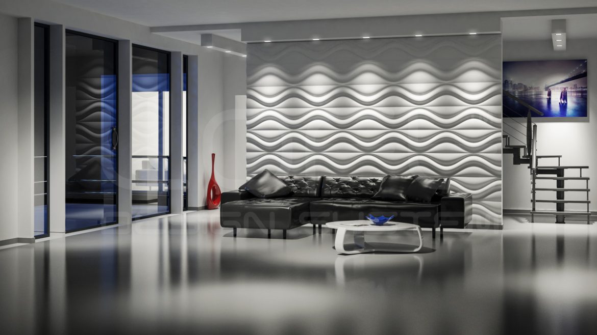 Panele 3D dekoracje ścienne Hourglass Loft Design System