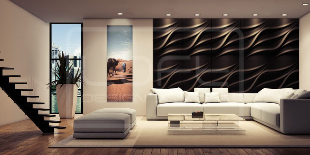 Panele 3D ścienne Tide Loft Design System