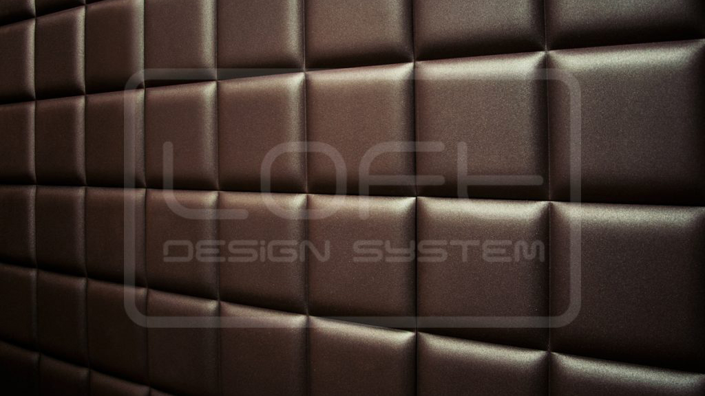 Panele 3D ścienne Padding Loft Design System Czekolada