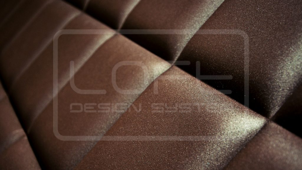 Panele 3D ścienne Padding Loft Design System Czekolada