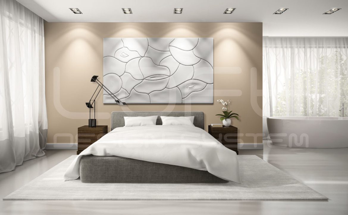Panele 3D Mougins loft design system mural