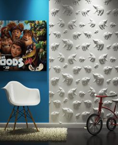 Panel dekoracyjny 3D Model Jungle Loft Design System
