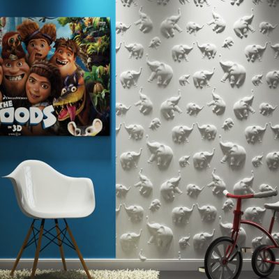Panel dekoracyjny 3D Model Jungle Loft Design System