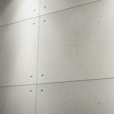 panele imitujące beton concrete beton Ivory White Hollow
