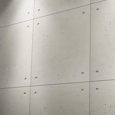 panele imitujące beton concrete beton Ivory White Hollow