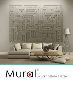 Panele 3D Archetype loft design system mural Labirynt