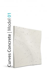 Loft Concrete panel dekoracyjny 3D Ivory White
