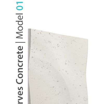 Loft Concrete panel dekoracyjny 3D Ivory White