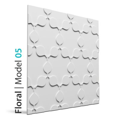 Panel beton grc Floral model 05