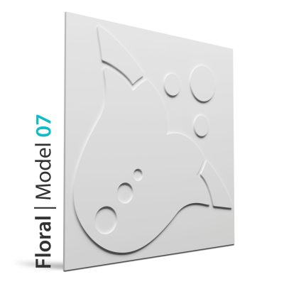Panel beton grc Floral model 07
