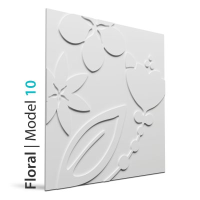 Panel beton grc Floral model 10