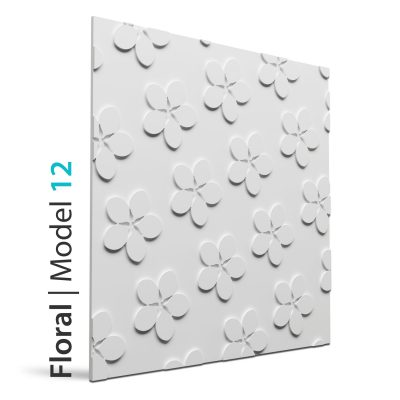 Panel beton grc Floral model 12