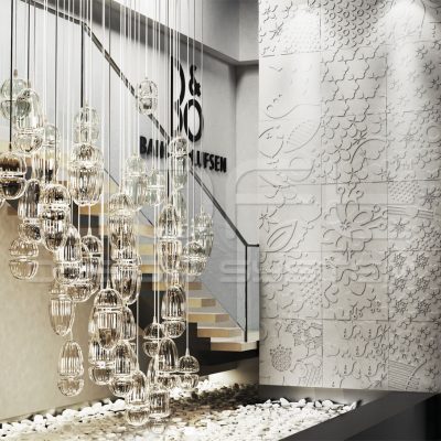 Loft Design System Floral panele betonowe grc, beton architektoniczny