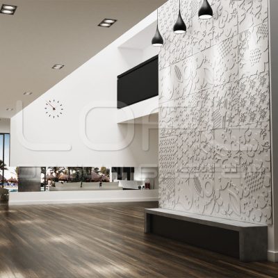 Loft Design System Floral panele betonowe grc, beton architektoniczny