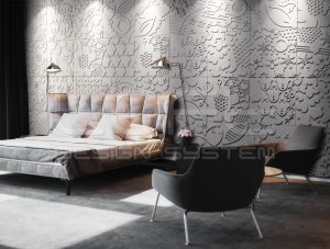 Loft Design System Floral panele betonowe grc, beton architektoniczny