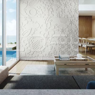 Loft Design System Floral panele betonowe grc, beton architektoniczny