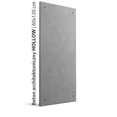 beton architektoniczny 60x120 cm szary hollow
