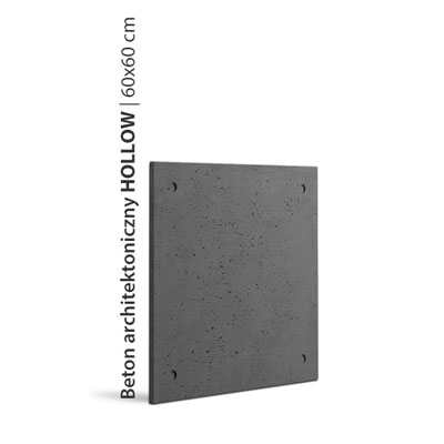 beton architektoniczny 60x60 cm ciemny szary hollow