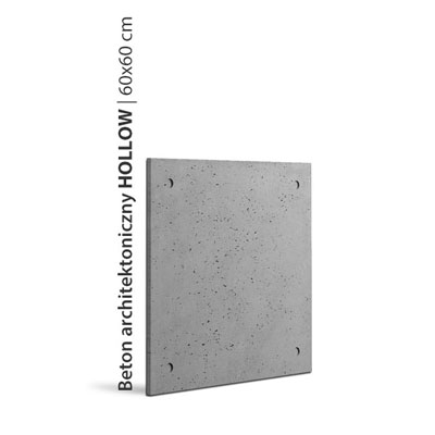 beton architektoniczny 60x60 cm szary hollow